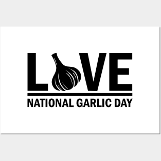 National Garlic Day Posters and Art